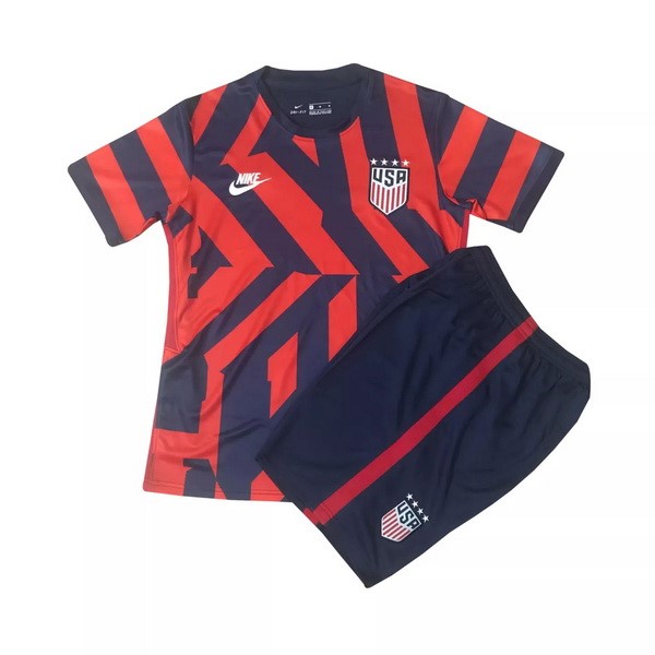 Camiseta Estados Unidos Segunda Equipación Niño 2021 Rojo